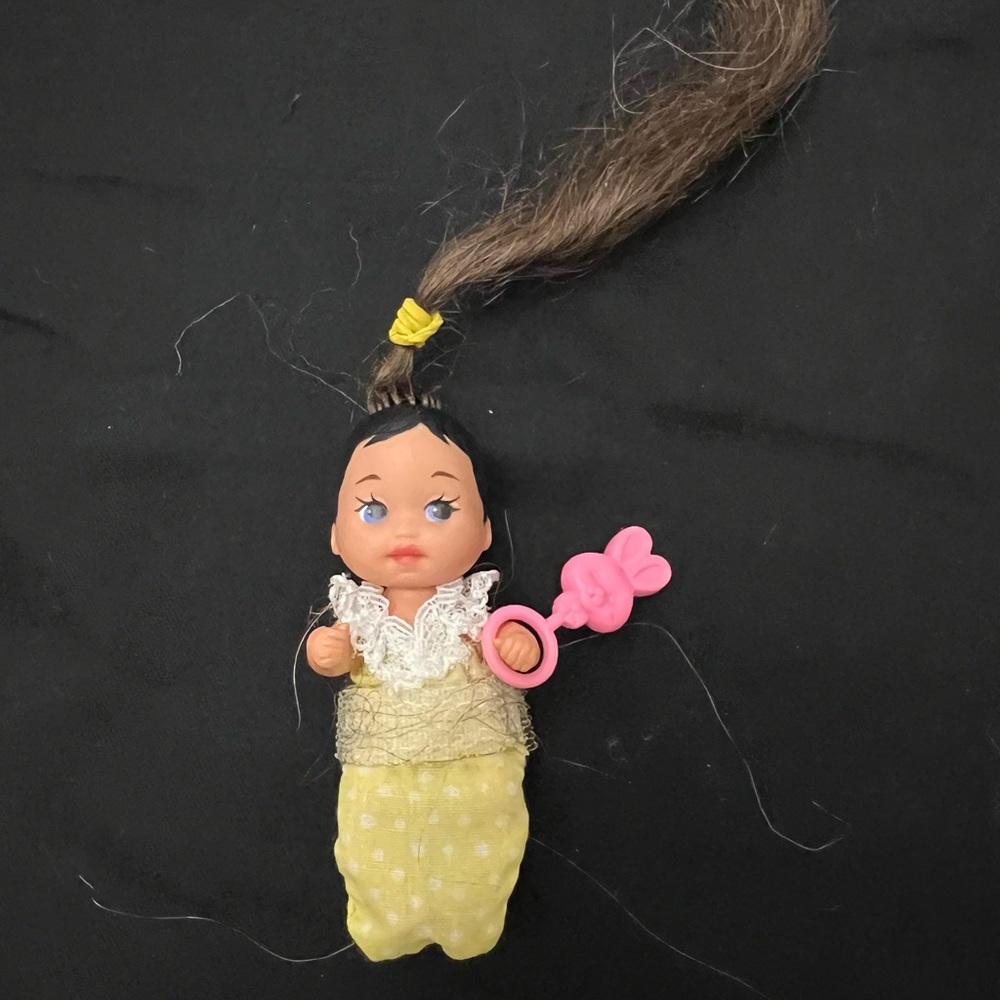Vintage 1973 Barbie Baby Krissy with Dark Hair
